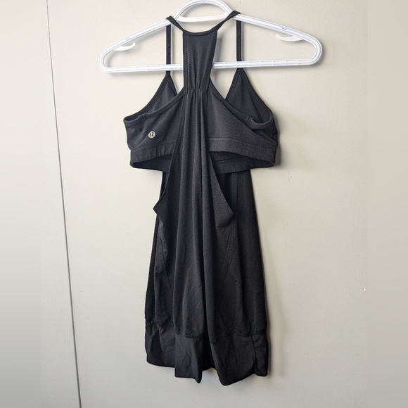 Lululemon No Limit Tank Black No Size Dot Looks Like A 6 - Picture 9 of 12